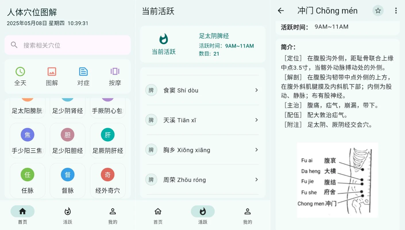 安卓 人体穴位图解 v3.1.8 可离线版